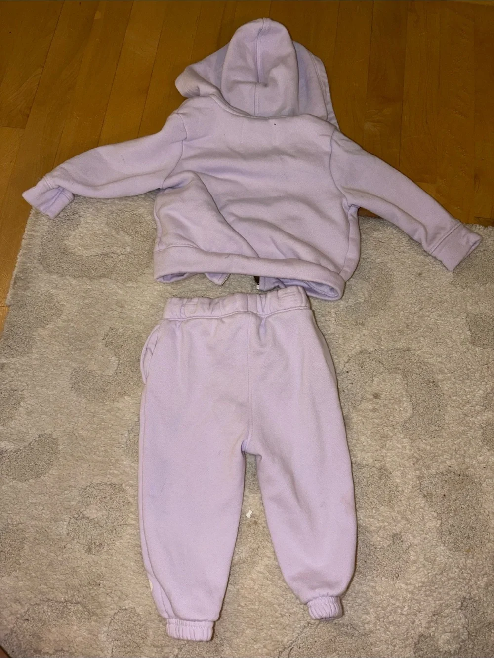 Old Navy Lavender Hooded Sweatshirt & Jogger Set for Kids